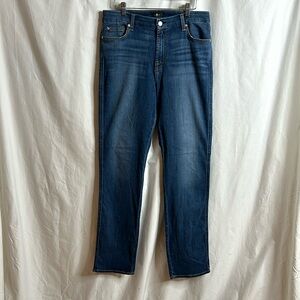 NWOT 7 For All Mankind Kimmie Straight Womens Blue Jeans Size 32